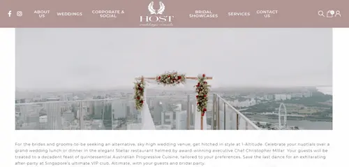 1-Host - Wedding Planners Singapore