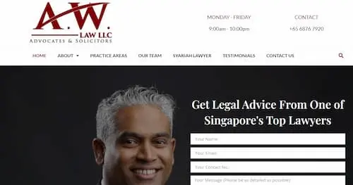 A. W. Law LLC - Family Lawyers Singapore