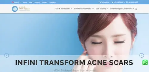 APAX Medical Aesthetic - Acne Scar Treatment Singapore