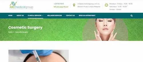  ARC Medical Group - Tummy Tuck KL Selangor