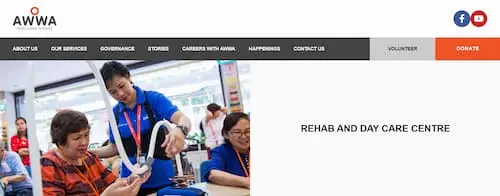 AWWA Rehab & Day Care Centre - Singapore Elderly Care