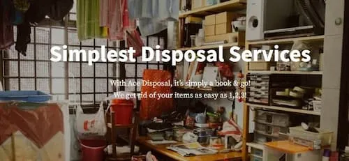 Ace Disposal Services - Disposal Services Singapore (Credit: Ace Disposal Services)  