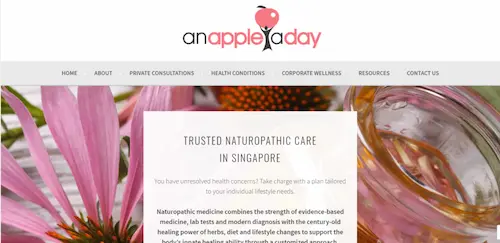 An Apple A Day - Nutritionist Singapore