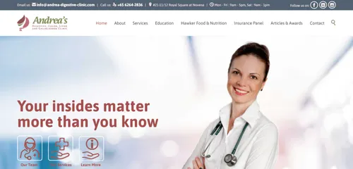 Andrea Digestive Clinic - Liver Specialist Singapore (Credit: Andrea Digestive Clinic) 