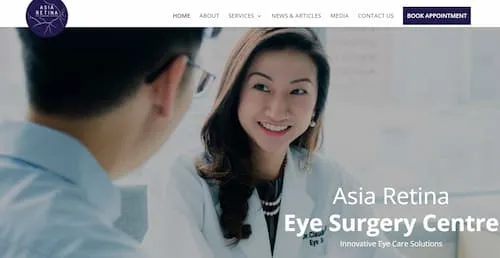 Asia Retina Eye Surgery Centre - Ophthalmologist Singapore  (Credit: Asia Retina Eye Surgery Centre)  