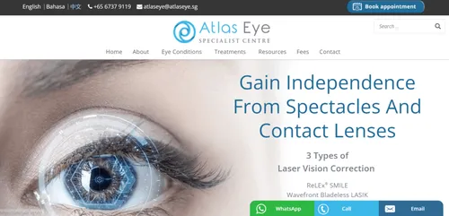 Atlas eye - Eye Clinic Singapore (Credit: Atlas eye)