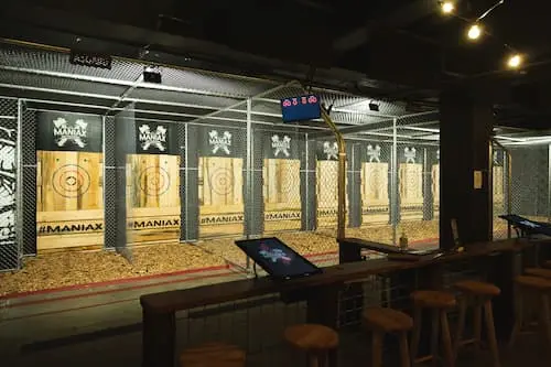 Axe Throwing at Maniax - Date Ideas Melbourne