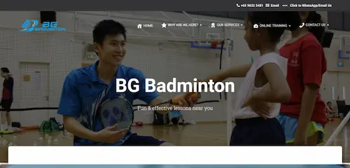 BG Badminton - Badminton Class Singapore