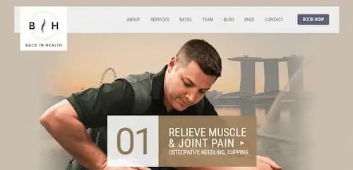 Back In Health Singapore - Osteopath Singapore