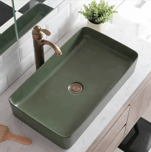 Beyond Bath Matte Green Wash Basin - Wash Basin Singapore 