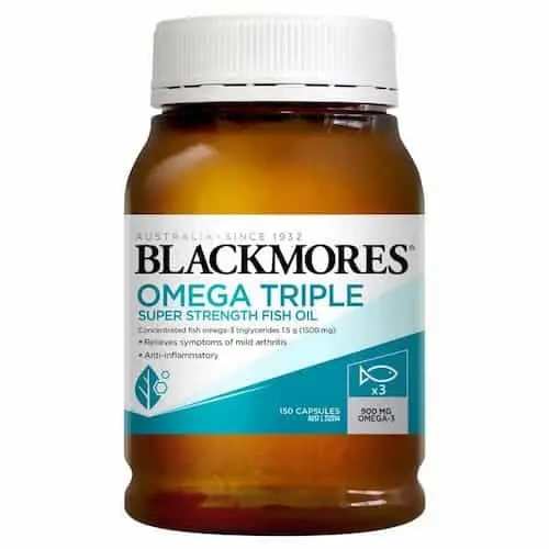 Blackmores Omega Triple Concentrated Fish Oil - Fish Oil Singapore