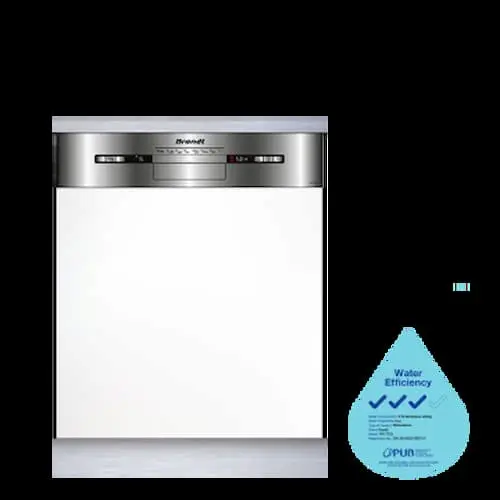 Brandt Built-in Dishwasher VH1772X - Dishwashers Singapore