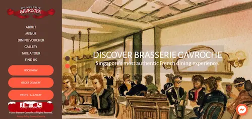 Brasserie Gavroche - French Restaurant Singapore