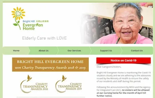 Bright Hill Evergreen Home - Nursing Homes Singapore (Credit: Bright Hill Evergreen Home)