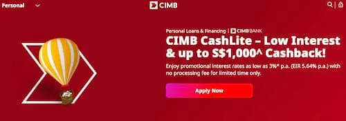 CIMB Cashlite - Wedding Loan Singapore