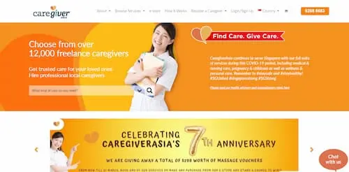 Caregiver Asia - Confinement Nanny Singapore