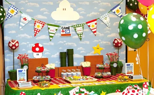 Cartoon (Nintendo) - Party Themes Singapore (Credit: Celebration at Home)