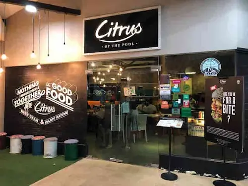 Citrus By Pool - Halal Cafes Singapore