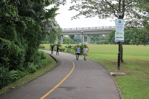 Coast-to-Coast (C2C) Trail - Cycling Routes Singapore (Credit: Nparks)