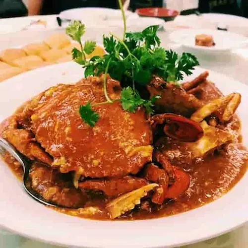 Crab At Bay Seafood Restaurant - Chili Crab Singapore 