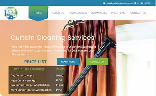 Curtain Cleaning - Cleaning Services Singapore