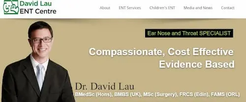 David Lau ENT Centre - Earwax Removal Singapore