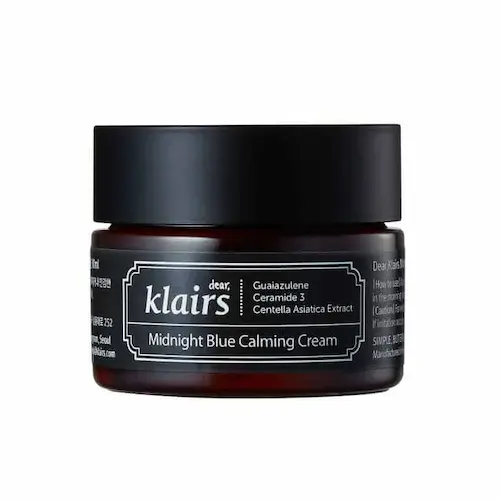 Dear, Klairs Midnight Blue Calming Cream - Acne Cream Singapore