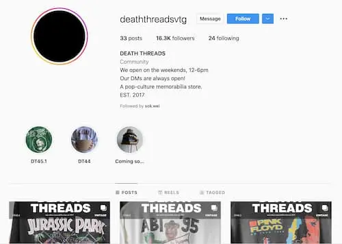 Death Threads - Thrift Stores Singapore