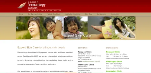 Dermatology Associates - Skin Specialist Singapore (Credit: Dermatology Associates)