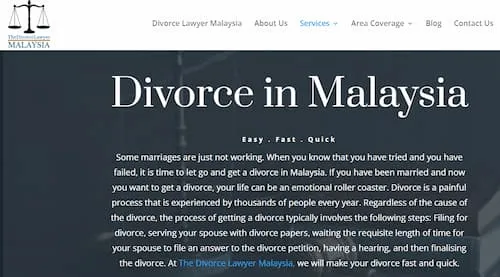 Divorce Lawyer Malaysia  - Divorce Lawyer KL Selangor (Credit: Divorce Lawyer Malaysia) 