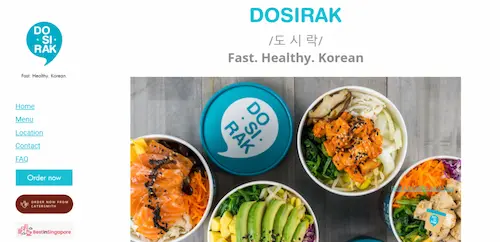 Dosirak - Healthy Food Singapore