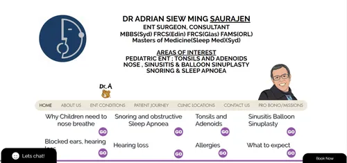 Dr. Adrian Siew - ENT Specialist Singapore (Credit: Dradriansaurajen.com) 