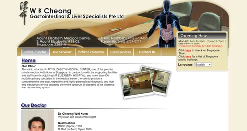 Dr. Cheong Wei Kuen - Liver Specialist Singapore (Credit: Dr. Cheong Wei Kuen)