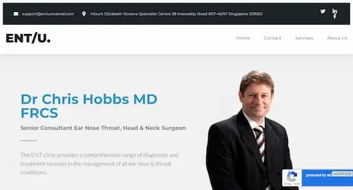 Dr. Chris Hobbs - Earwax Removal Singapor