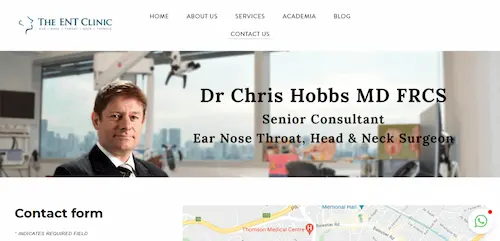 Dr. Chris Hobbs - Earwax Removal Singapore