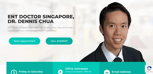 Dr. Dennis Chua -  ENT Specialist Singapore (Credit: Entdoctorsingapore.com)