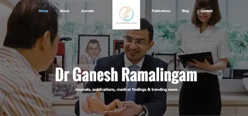 Dr. Ganesh Ramalingam - General Surgeon Singapore (Credit:  Dr. Ganesh Ramalingam)