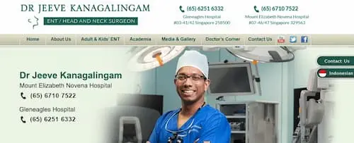 Dr. Jeeve Kanagalingam - Thyroid Specialist Singapore