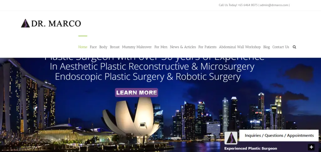 Dr. Marco Faria Correa - Singapore Plastic Surgery