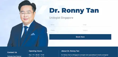 Dr. Ronny Tan - Urologists Singapore