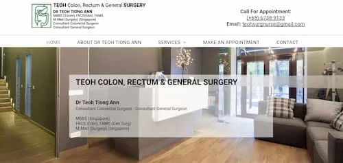 Dr. Teoh Tiong Ann - General Surgeon Singapore (Credit: Dr. Teoh Tiong Ann)