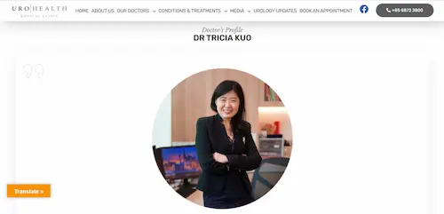 Dr.Tricia Kuo - Urologists Singapore