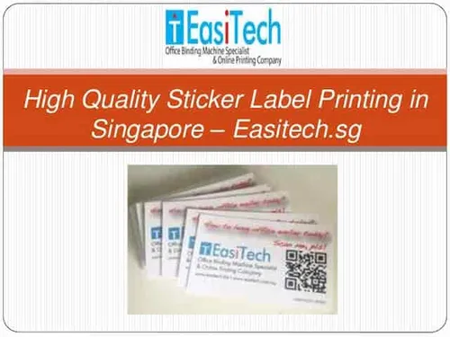 Easitech - Name Card Printing Singapore (Credit: Easitech)