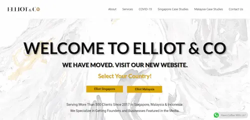 Elliot Communications - PR Agencies Singapore