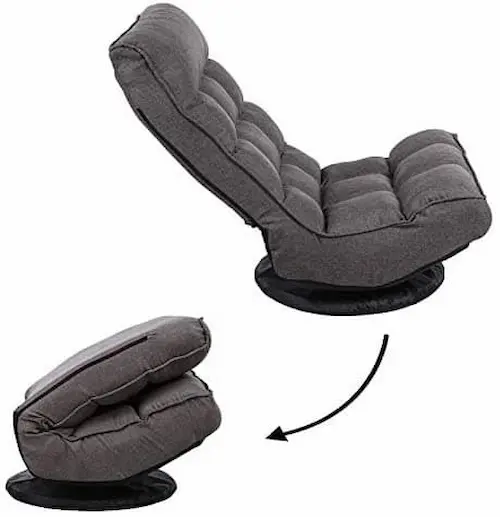 FLOGUOR 360 Degree Swivel Gaming Floor Chair - Gaming Chair Singapore