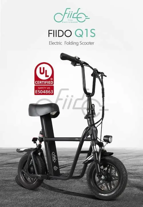 Fiido Q1S Dual Suspension Electric Scooter - E Scooter Singapore