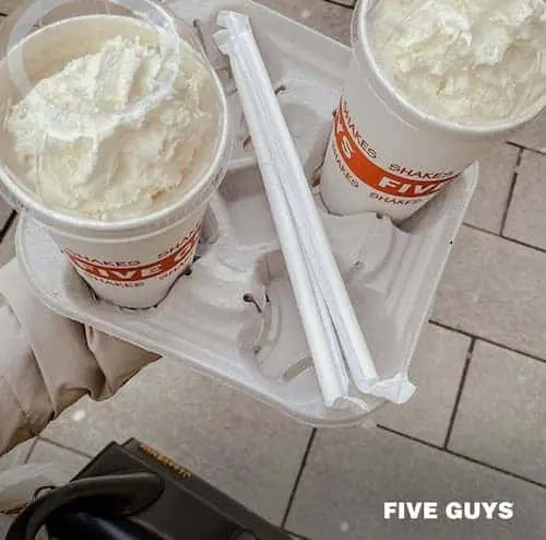 Five Guys - Milkshake Singapore (Credits Five Guys via Facebook)