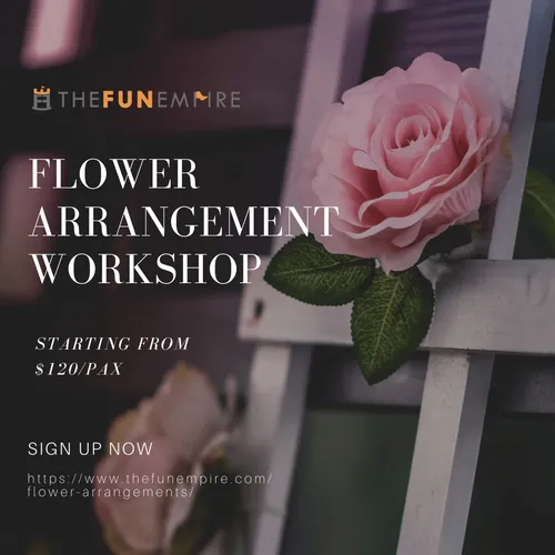 Floral Making Workshop – Workshop Singapore (Credit: FunEmpire)