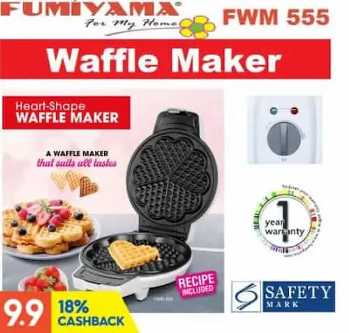 Fumiyama Waffle Maker  - Waffle Maker Singapore 