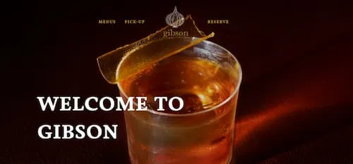 Gibson - Speakeasy Bar Singapore (Credit: Gibson)